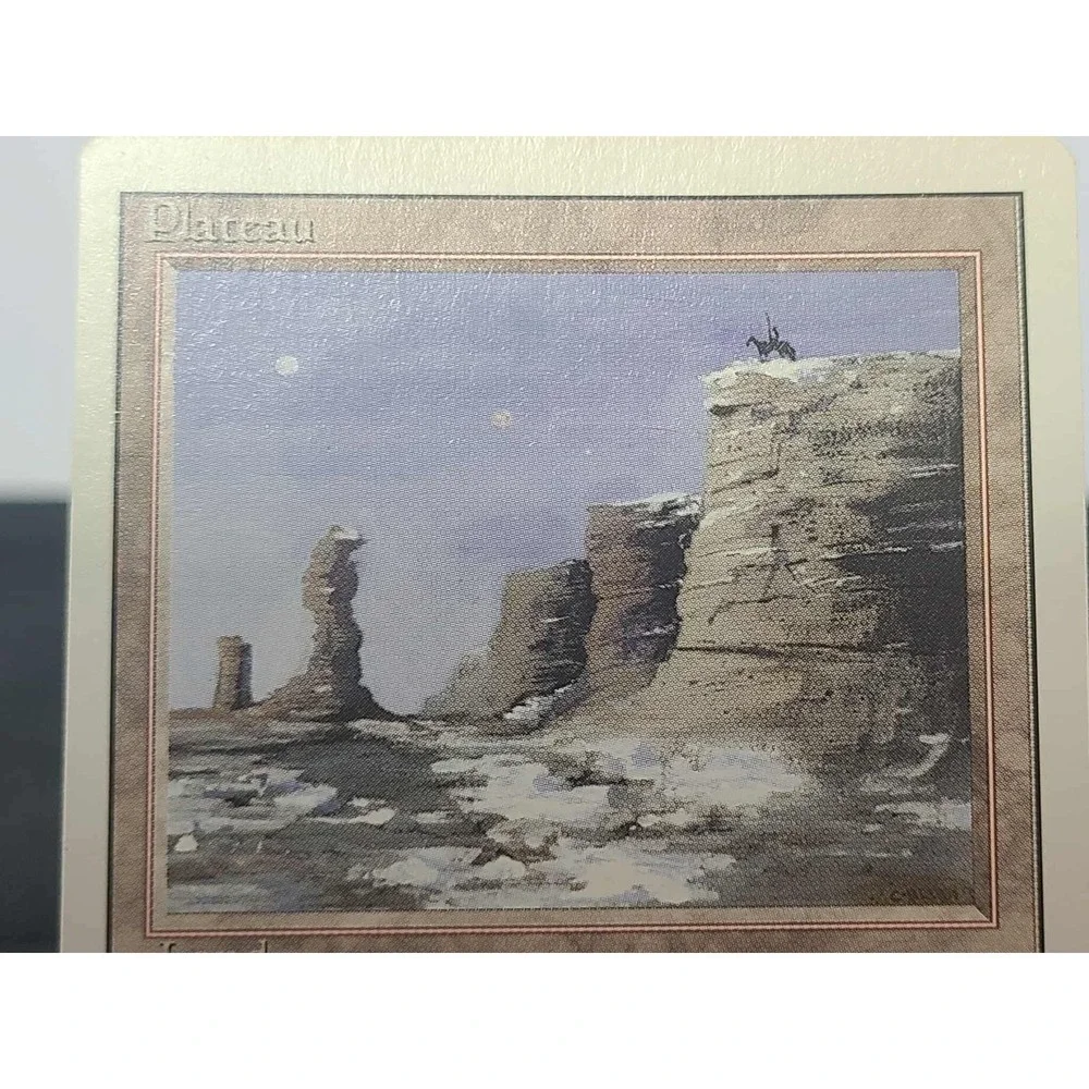 Magic the Gathering Plateau – Revised Edition (1994) Dual Land – Played‎